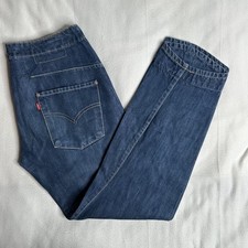 Levis Vintage  Engineered Twisted Seams Dark Blue Jeans 30 Waist 30 Leg Zip Fly