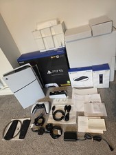 SONY PlayStation 5 Slim Digital 1TB White Game Console - PS5 + Accessories Mint