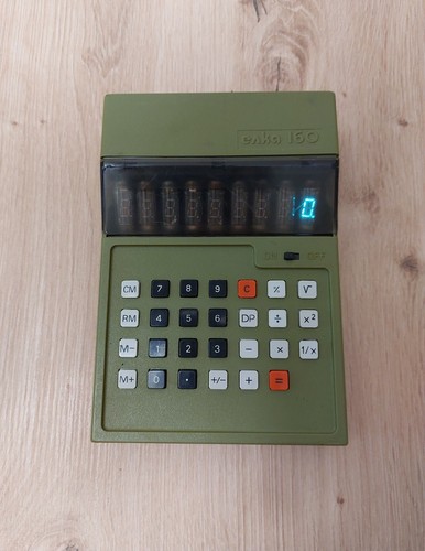 Vintage nixie tube calculator - vintage,