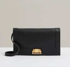 Reiss Black Sariah Leather