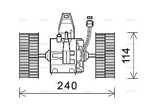 Bw8491 ava blower fit - ava, alpina