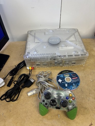 Xbox original crystal - crystal, console