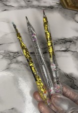 Hello Kitty Resin Pen, Handmade Glitter Pen, Cute Kawaii  Gift , Backtoschool .