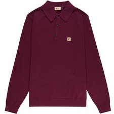 Gabicci Vintage Francesco Polo Shirt - Mulberry