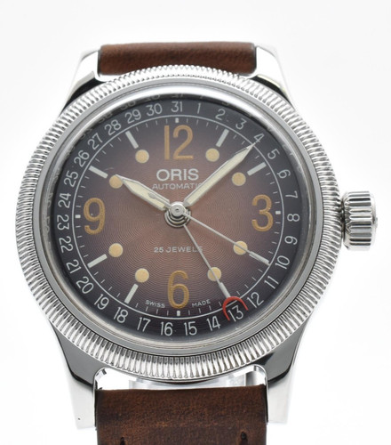 Oris big crown - big, pointer
