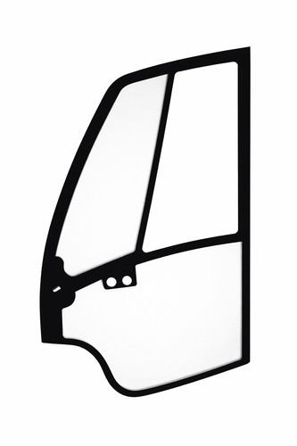 Cab door glass - cab, suit