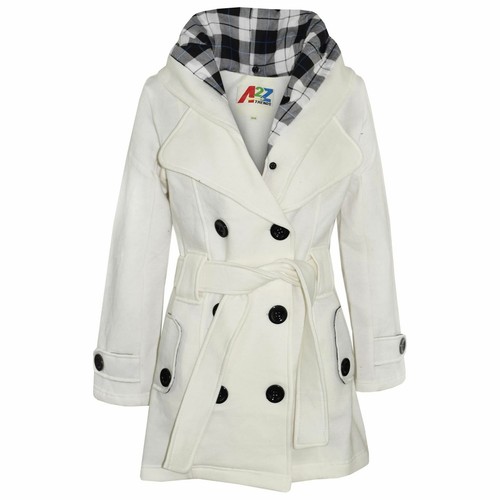 Kids girls overcoats hooded - girls,