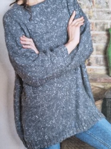 Aran loose knitting pattern - knitting,