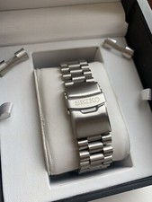 SEIKO president 20mm stainless steel strap with curved lug ends BARGAIN!