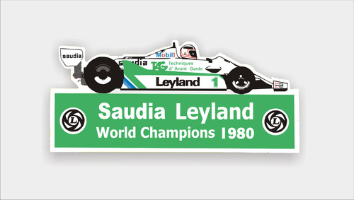 Saudia leyland williams f1 - saudia,