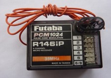 Futaba 6-channel 35mhz FM PCM Rx R146ip (without crystal) -glider/plane/heli etc