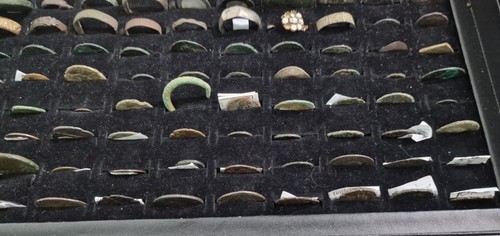 Metal detecting coins display - coins,