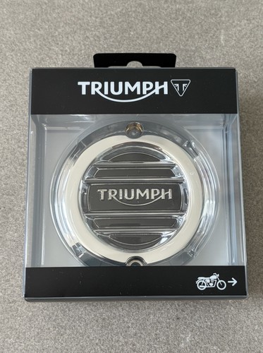 Triumph chrome clutch badge - triumph,