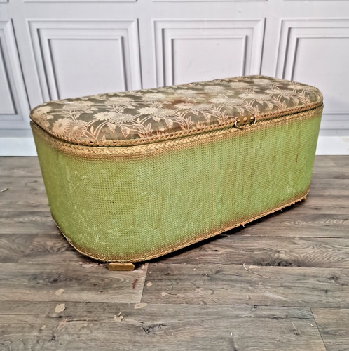 Vintage ottoman blanket box - vintage,
