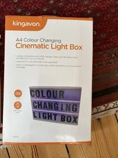 Colour Changing A4 Light Up 90 Letters Box Cinematic Led Sign Wedding Party