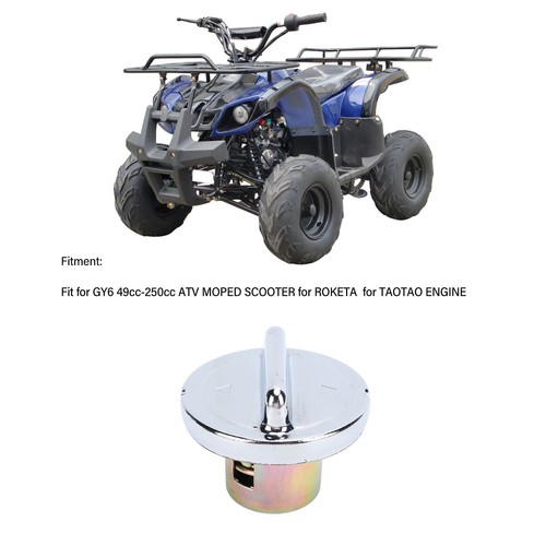 Metal alloy gas tank cap - tank, for