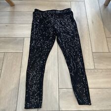 Next Girls Sparkly Party Leggings Size 10 Years 