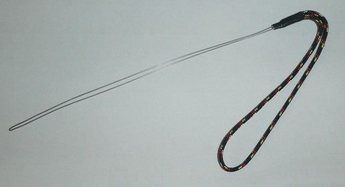 Pulling needle type fid - , rope
