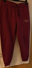Jogging Bottoms Maroon Fleece