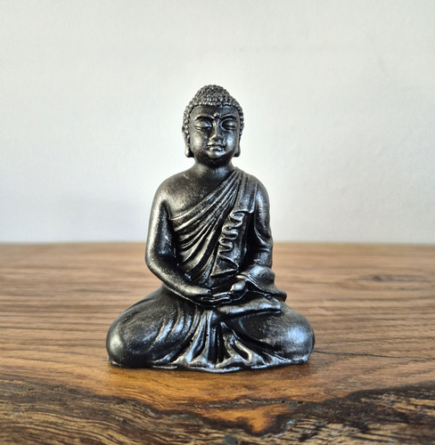 Buddha solid stone black - buddha,