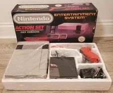 BOXED Nintendo NES Action Set Console & Super Mario Bros / Duck Hunt - ONE OWNER