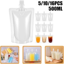 Clear Plastic Spouted Alcohol