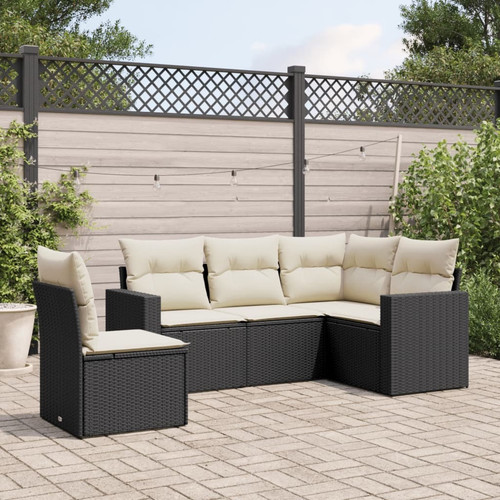 Garden sofa set black - garden,