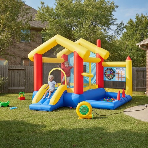 Bouncy castle inflatable - castle,