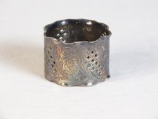 Antique Silver Plate Napkin