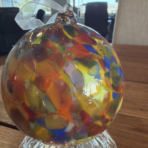 Hand blown art glass - hand, witch