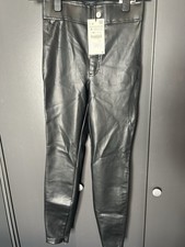 Zara Black Faux Leather