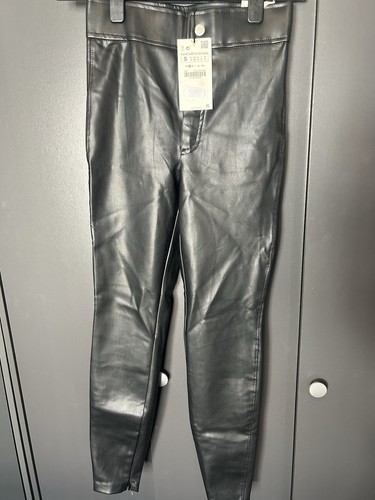 Zara black faux leather - black,