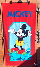 DISNEY MICKEY MOUSE BEACH TOWEL - 139CM X 74CM COLLECTABLE SWIMMING TOWEL