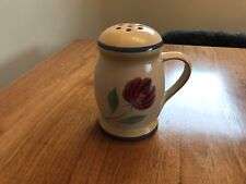 Floral Ceramic Handled Flour Shaker/Dredger Tall 13cm Base 8cm