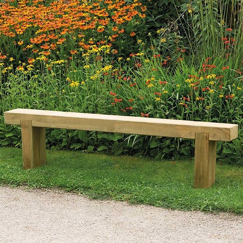 Garden bench sleeper - bench, outdoor