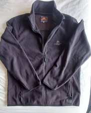 Ozark Trail George, Men`s Black Fleece Jacket, size L -Used, Good Condition