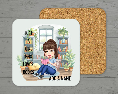 Just girl who loves books - a,
