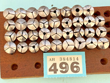 Watchmaker Lathe  8mm collets mixed makers nice job lot mixed some named collets