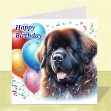 Newfoundland Dog Birthday