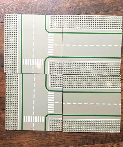 Lego printed road - lego, plate