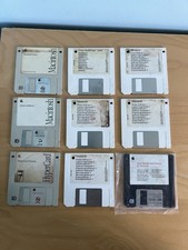 Apple Vintage Floppy Discs Macintosh Basics System Additions