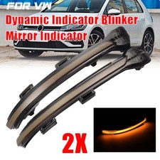 Dynamic LED Wing Mirror Indicator Turn Signal Light For VW Golf MK7 R GTI Touran