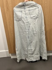 M&S Denim Maxi Skirt UK 16