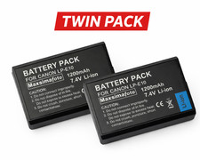 Twin Pack Maxsimafoto LP-E10