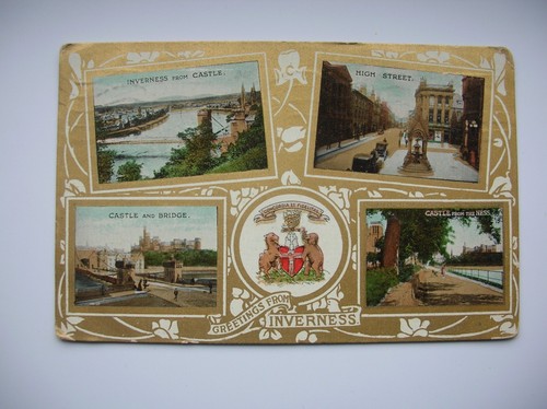 Inverness postcard castle - postcard,
