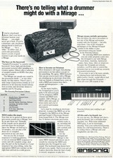 1986 Print Ad of Ensoniq MIDI
