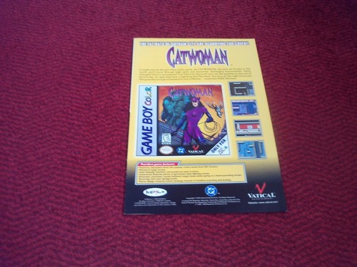 Catwoman gameboy color old - catwoman,