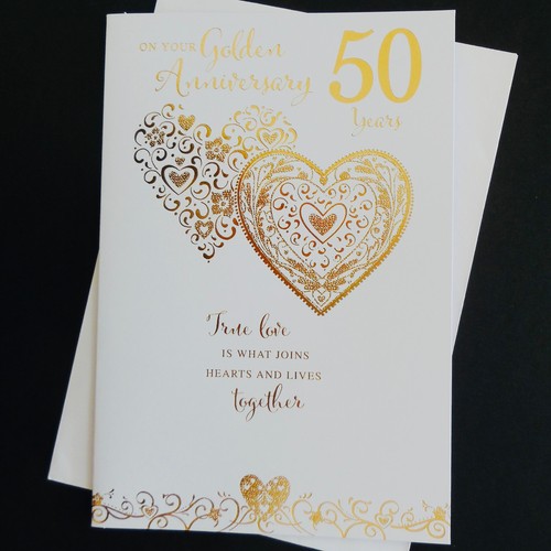 Golden wedding anniversary - wedding,