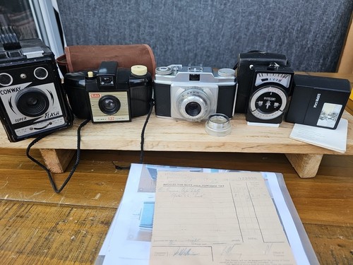 Vtg camera bundle inc agfa - bundle,