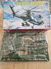 Esci ERTL 1/72 AH-64A Apache Factory Sealed Parts NO DECALS NO INSTRUCTIONS 